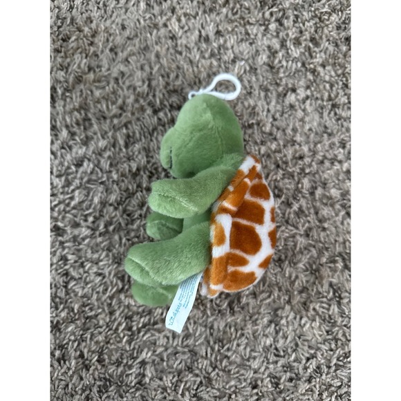 Wishpets Chubby Sheldon Turtle Keychain Plushie - Picture 5 of 7